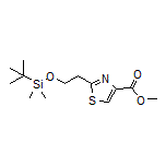 Methyl 2-[2-[(tert-Butyldimethylsilyl)oxy]ethyl]thiazole-4-carboxylate