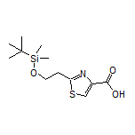 2-[2-[(tert-Butyldimethylsilyl)oxy]ethyl]thiazole-4-carboxylic Acid