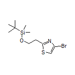 4-Bromo-2-[2-[(tert-butyldimethylsilyl)oxy]ethyl]thiazole