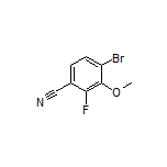 4-Bromo-2-fluoro-3-methoxybenzonitrile