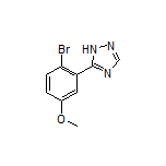 5-(2-Bromo-5-methoxyphenyl)-1H-1,2,4-triazole