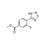 Methyl 3-Fluoro-4-(1H-1,2,4-triazol-5-yl)benzoate