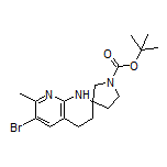 6-Bromo-1’-Boc-7-methyl-3,4-dihydro-1H-spiro[[1,8]naphthyridine-2,3’-pyrrolidine]