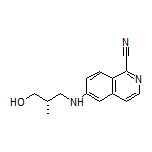 (S)-6-[(3-Hydroxy-2-methylpropyl)amino]isoquinoline-1-carbonitrile