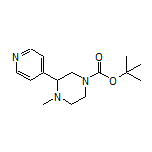 4-Boc-1-methyl-2-(4-pyridyl)piperazine
