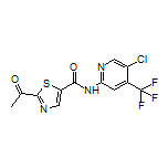 2-Acetyl-N-[5-chloro-4-(trifluoromethyl)-2-pyridyl]thiazole-5-carboxamide