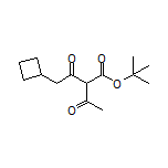 tert-Butyl 2-Acetyl-4-cyclobutyl-3-oxobutanoate