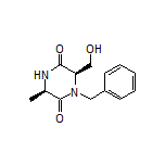 (3R,6R)-1-Benzyl-6-(hydroxymethyl)-3-methylpiperazine-2,5-dione