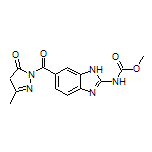 Methyl [6-(3-Methyl-5-oxo-4,5-dihydro-1H-pyrazole-1-carbonyl)-2-benzimidazolyl]carbamate
