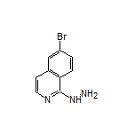 6-Bromo-1-hydrazinylisoquinoline