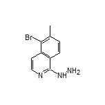 5-Bromo-1-hydrazinyl-6-methylisoquinoline