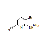 5-Bromo-6-hydrazinylpyridine-2-carbonitrile