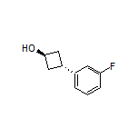 trans-3-(3-Fluorophenyl)cyclobutanol