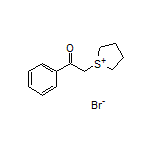 1-(2-Oxo-2-phenylethyl)tetrahydro-1H-thiophen-1-ium Bromide