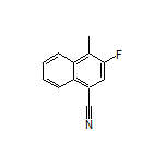 3-Fluoro-4-methyl-1-naphthonitrile