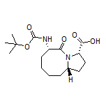 (3S,6S,10aS)-6-(Boc-amino)-5-oxodecahydropyrrolo[1,2-a]azocine-3-carboxylic Acid