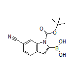 1-Boc-6-cyano-1H-indole-2-boronic Acid