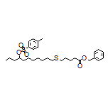 Benzyl 5-[[8-(Tosyloxy)undecyl]thio]pentanoate