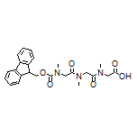 2-[2-[2-[Fmoc-(methyl)amino]-N-methylacetamido]-N-methylacetamido]acetic Acid