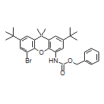 5-Bromo-2,7-di-tert-butyl-N-Cbz-9,9-dimethyl-9H-xanthen-4-amine