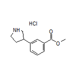 Methyl 3-(3-Pyrrolidinyl)benzoate Hydrochloride