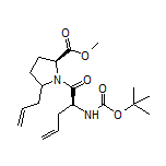 Methyl (2S)-5-Allyl-1-[(S)-2-(Boc-amino)-4-pentenoyl]pyrrolidine-2-carboxylate