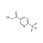 2-Chloro-1-[6-(trifluoromethyl)-3-pyridyl]ethanone