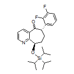 (6S,9R)-6-(2,3-Difluorophenyl)-9-[(triisopropylsilyl)oxy]-6,7,8,9-tetrahydro-5H-cyclohepta[b]pyridin-5-one