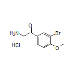 2-Amino-1-(3-bromo-4-methoxyphenyl)ethanone Hydrochloride