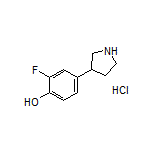 2-Fluoro-4-(3-pyrrolidinyl)phenol Hydrochloride