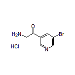 2-Amino-1-(5-bromopyridin-3-yl)ethanone Hydrochloride