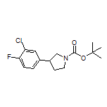 1-Boc-3-(3-chloro-4-fluorophenyl)pyrrolidine