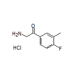 2-Amino-1-(4-fluoro-3-methylphenyl)ethanone Hydrochloride