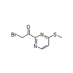 2-Bromo-1-[4-(methylthio)pyrimidin-2-yl]ethanone