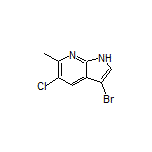 3-Bromo-5-chloro-6-methyl-7-azaindole