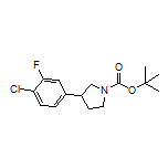 1-Boc-3-(4-chloro-3-fluorophenyl)pyrrolidine