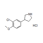 3-(3-Chloro-4-methoxyphenyl)pyrrolidine Hydrochloride