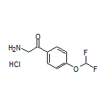 2-Amino-1-[4-(difluoromethoxy)phenyl]ethanone Hydrochloride