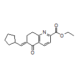 Ethyl (E)-6-(Cyclopentylmethylene)-5-oxo-5,6,7,8-tetrahydroquinoline-2-carboxylate