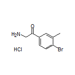 2-Amino-1-(4-bromo-3-methylphenyl)ethanone Hydrochloride