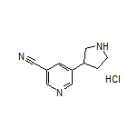 5-(3-Pyrrolidinyl)nicotinonitrile Hydrochloride
