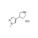 1-Methyl-4-(3-pyrrolidinyl)-1H-pyrazole Hydrochloride