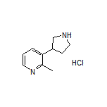2-Methyl-3-(pyrrolidin-3-yl)pyridine Hydrochloride