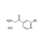 2-Amino-1-(2-bromopyridin-4-yl)ethanone Hydrochloride