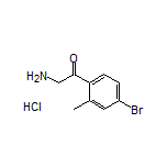 2-Amino-1-(4-bromo-2-methylphenyl)ethanone Hydrochloride
