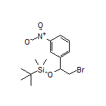 [2-Bromo-1-(3-nitrophenyl)ethoxy](tert-butyl)dimethylsilane