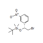 (R)-[2-Bromo-1-(3-nitrophenyl)ethoxy](tert-butyl)dimethylsilane