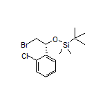 (R)-[2-Bromo-1-(2-chlorophenyl)ethoxy](tert-butyl)dimethylsilane