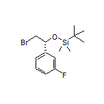 (R)-[2-Bromo-1-(3-fluorophenyl)ethoxy](tert-butyl)dimethylsilane
