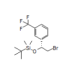 (R)-[2-Bromo-1-[3-(trifluoromethyl)phenyl]ethoxy](tert-butyl)dimethylsilane